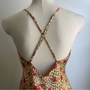 Frederick's of Hollywood Vintage Y2K  Cheetah Heart Print Satin Slip Dress Small Photo 4