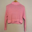 Divided Pink Knit Sweater Photo 0