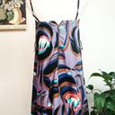 Tracy Reese  Abstract Print Silk Knee Length Bubble Dress size 2 XS Photo 1