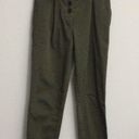 ALC Frank NWOT A.L.C Krew High-Waisted Tie-Waist Jean Pants In Oregano Green Photo 1