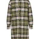 ALLSAINTS 💕💕 Tia Plaid Wool Blend Shirt Jacket ~ Green Check Print ~ US 4 NWT Photo 7