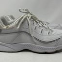 Easy Spirit  Roadrun Sneakers 8 WIDE Womens White Gray Lace Up Running Athletic Photo 0