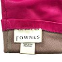 Fownes Womens Size 7 Gloves Real Genuine Leather Silk Lined Pink Vintage Photo 4