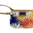 Nine West Faux Leather Bright Floral Print Wristlet Photo 0