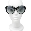 Alexander McQueen  Black & Clear Oversized Cat Eye Sunglasses w/ case  4231/S Photo 3