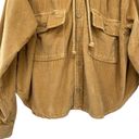 American Eagle  Corduroy Cropped Jacket Womens Hoodie Shacket Photo 3