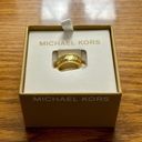 Michael Kors Gold-Tone Brass Eternity Ring Size 5 Photo 10