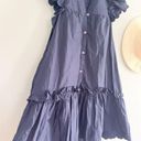 Petal Sea New York | Heidi Heart Quilt  Sleeve Tiered Dress | Navy | Sz XS Photo 2