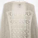 st. john's bay  Long Sleeve Women's Open Knit Beige Cardigan Size 1X Photo 7