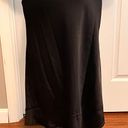 Hello Molly Satin Black Slip Dress Photo 8