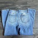 Willow + Root  Buckle High‎ Rise Distressed Mom Jeans Blue Denim Size 27 Photo 7