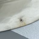 Vintage cream satin beaded clutch White Photo 6