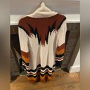 Shyanne  WOMEN'S SOUTHWESTERN STRIPED DUSTER CARDIGAN Medium Boho Photo 7