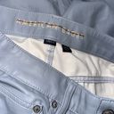 American Eagle NWOT AE Stretch Vegan Leather Super High-Waisted Straight Pant Light Blue Photo 5