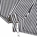 ZARA  Trafaluc Shorts Womens XS High Rise Flat Front Psychedelic White Stripe Photo 6