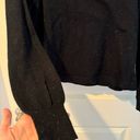 525 AMERICA Black Long Sleeve Cropped Hoodie with Sparkles | M Size M Photo 2