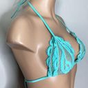 PilyQ New. PQ seafoam lace triangle bikini top. Small. Retails $89 Photo 2