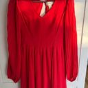 Jessica Simpson Long Sleeve Red Dress Photo 0