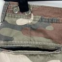 American Eagle Baggy Cargo Pants Camo Tapered Button Fly Pockets Size 12 Photo 8