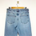 Good American  Good Boy Straight Leg Split Hem Jeans High Waist Blue Size 14/32 Photo 6