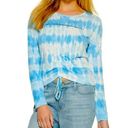 DKNY Jeans Womens Logo Casual Cropped top long sleeves Photo 0