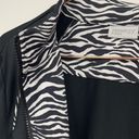 Chico's ZENERGY CHICO’S BLACK WITH ZEBRA PRINT JACKET Photo 5