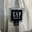 Gap  Women’s Slouchy Cropped Light Wash Denim Overalls - Size M Photo 3