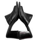 Tommy Hilfiger Vintage  Black Leather Y2K Chunky Mules Photo 5