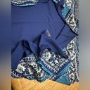 Raga  NWT blue Aztec print smocked tube top maxi dress size XS Photo 7