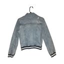 Pistola  Womens Brando Denim Utility Bomber Jacket Size Medium Photo 1