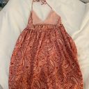 ZARA orange halter dress Photo 1