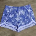 Athleta  Printed Mesh Racer Run Shorts 4" Size 1X Athletic Running Activewear Photo 0