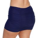 Raisin's Women's  Curve D840069 Plus Size Costa Skirt Swim Bottom (Navy 16W) nwt Photo 1