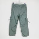 DKNY Vintage Y2K  Pure Sage Green Mid Rise Cargo Capri Pants Size 4 Photo 3