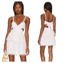 Majorelle Shauna Mini Dress in White Small New Womens Mini Pom Poms Photo 7