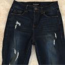 Krass&co ENJEANS DENIM ! Distressed Darkwash Skinny Photo 3