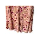 Nine West  Size 8P Women's Pink Floral Flared Knee Length Skirt Photo 2