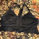 Aerie Black Lace Racerback Bralette Photo 1