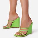 EGO NEW  neon block sandal heels size 6 Photo 0