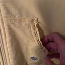 Oleg Cassini  Sport yellow zip front warm up jacket with crochet lace trim. Photo 3