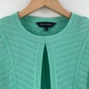 Ming Wang  Cardigan Jacket Size Small Open Front Classic Texture Knit Lightweight Photo 3