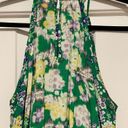 Rebecca Taylor  100% Silk Floral Green & Yellow Sleeveless Sundress Size 2 EUC Photo 10