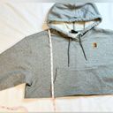 Nike Vintage Y2K  Court Heritage Custom Cropped Hoodie - Light Grey - M Photo 10