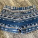 Joie  Merci ethnic multi stripe blue shorts Photo 2