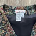 Talbots Talbot’s Paisley Vest Vintage Trendy Women’s Size 10 Medium Photo 6