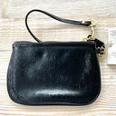 Coach New  Daisy Liquid Gloss Small Wristlet | Black‎ Photo 4