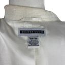 Jennifer Moore VTG  100% Linen Double Breasted Career Blazer Cream Oversized 18W Photo 11