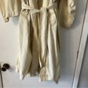 Aritzia  WILFRED Requiem Trench Coat S Cream Long Line Jacket Oversized Tie Photo 13