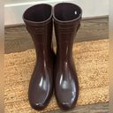 Hunter  Gloss Short Rain Boots - Cherry brandy - Size 10 Photo 2