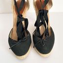 Christian Louboutin  Espadrille Wedge Heels Black Size 38/7.5 Photo 2